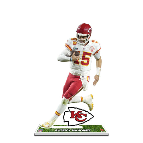 NFL Kansas City Chiefs Patrick Mahomes White Jersey Styrene Standee