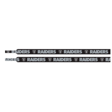 Load image into Gallery viewer, NFL Las Vegas Raiders Black Shoelaces