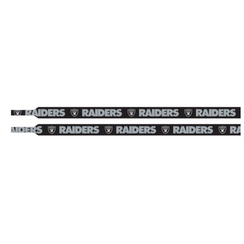 NFL Las Vegas Raiders Black Shoelaces