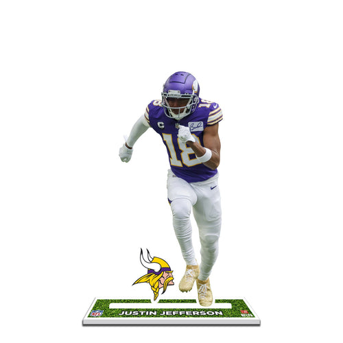 NFL Minnesota Vikings Justin Jefferson Styrene Standee