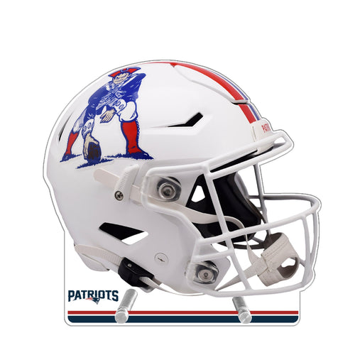 NFL New England Patriots Throwback Acrylic Helmet Standee