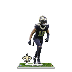 NFL New Orleans Saints Chris Olave Styrene Standee