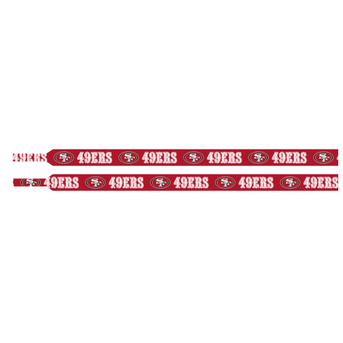 NFL San Francisco 49ers Red Shoelaces