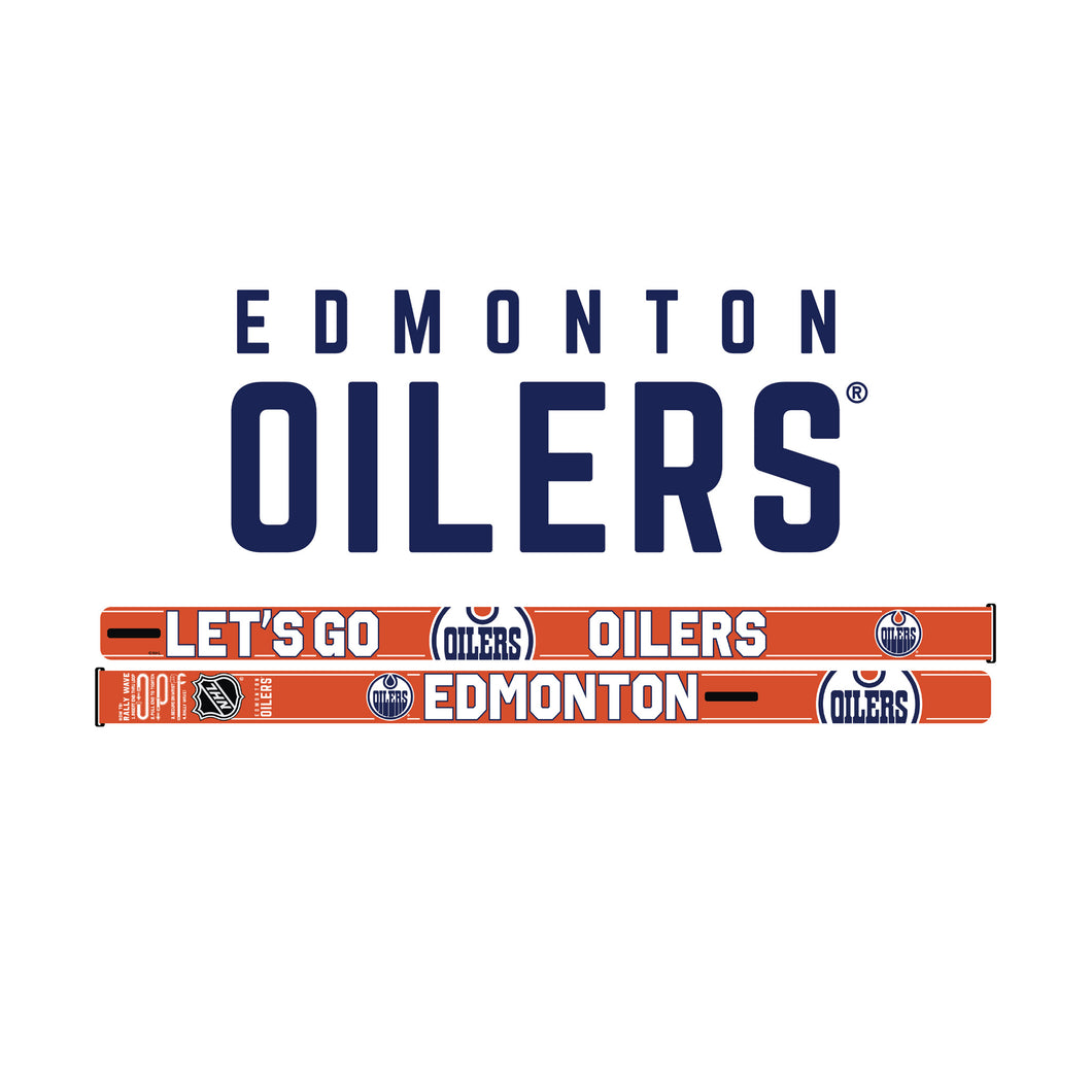 NHL Edmonton Oilers Rally Wave