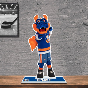 NHL New York Islanders Mascot Sparky The Dragon Standee