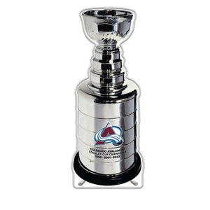 NHL Colorado Avalanche Replica Stanley Cup Championship Trophy Acrylic Plaque