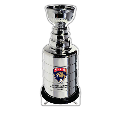 NHL Florida Panthers Replica Stanley Cup Championship Trophy Acrylic Plaque 2024