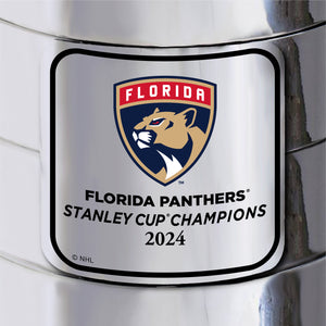 NHL Florida Panthers Replica Stanley Cup Trophy Plaque 2024