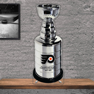 NHL Philadelphia Flyers Replica Stanley Cup Championship Trophy Acrylic Plaque