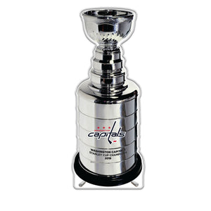 NHL Washington Capitals Replica Stanley Cup Championship Trophy Acrylic Plaque 2018
