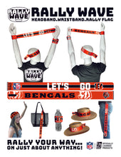 Load image into Gallery viewer, NFL Cincinnati Bengals Rally Wave