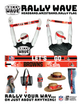 Load image into Gallery viewer, NFL Cleveland Browns Rally Wave