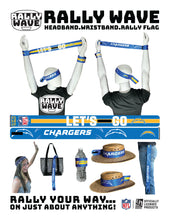 Load image into Gallery viewer, NFL Los Angeles Chargers Rally Wave