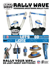 Load image into Gallery viewer, NFL Detroit Lions Rally Wave