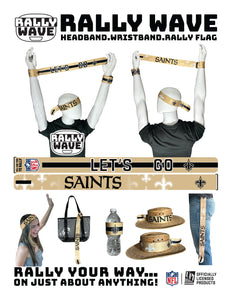 NFL New Orleans Saints Rally Wave