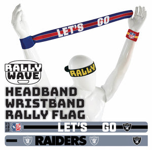 NFL Las Vegas Raiders Rally Wave - MOQ 10