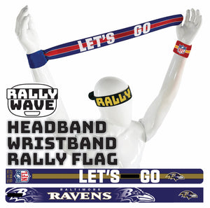 NFL Baltimore Ravens Rally Wave - MOQ 10
