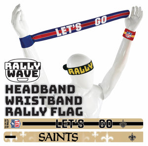 NFL New Orleans Saints Rally Wave - MOQ 10