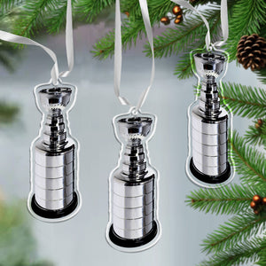 NHL Stanley Cup Acrylic Ornament 3-Pack