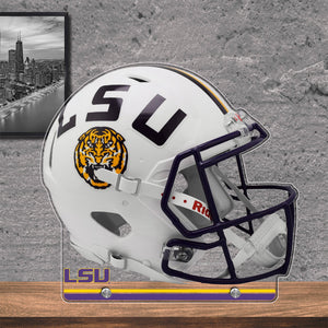 NCAA Louisiana State University Tigers Helmet Acrylic Plaque