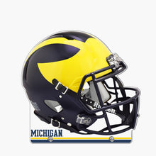 Load image into Gallery viewer, NCAA University of Michigan Wolverines Helmet Acrylic Plaque