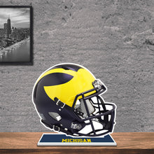 Load image into Gallery viewer, NCAA University of Michigan Wolverines Helmet Standee