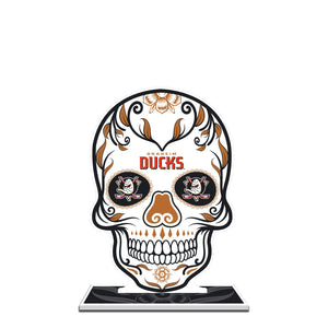 NHL Anaheim Ducks Día De Los Muertos Sugar Skull Standee