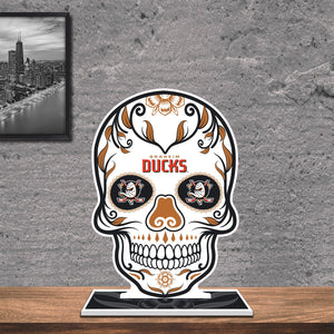 NHL Anaheim Ducks Día De Los Muertos Sugar Skull Standee