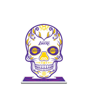 NBA Los Angeles Lakers Día De Los Muertos Sugar Skull Standee