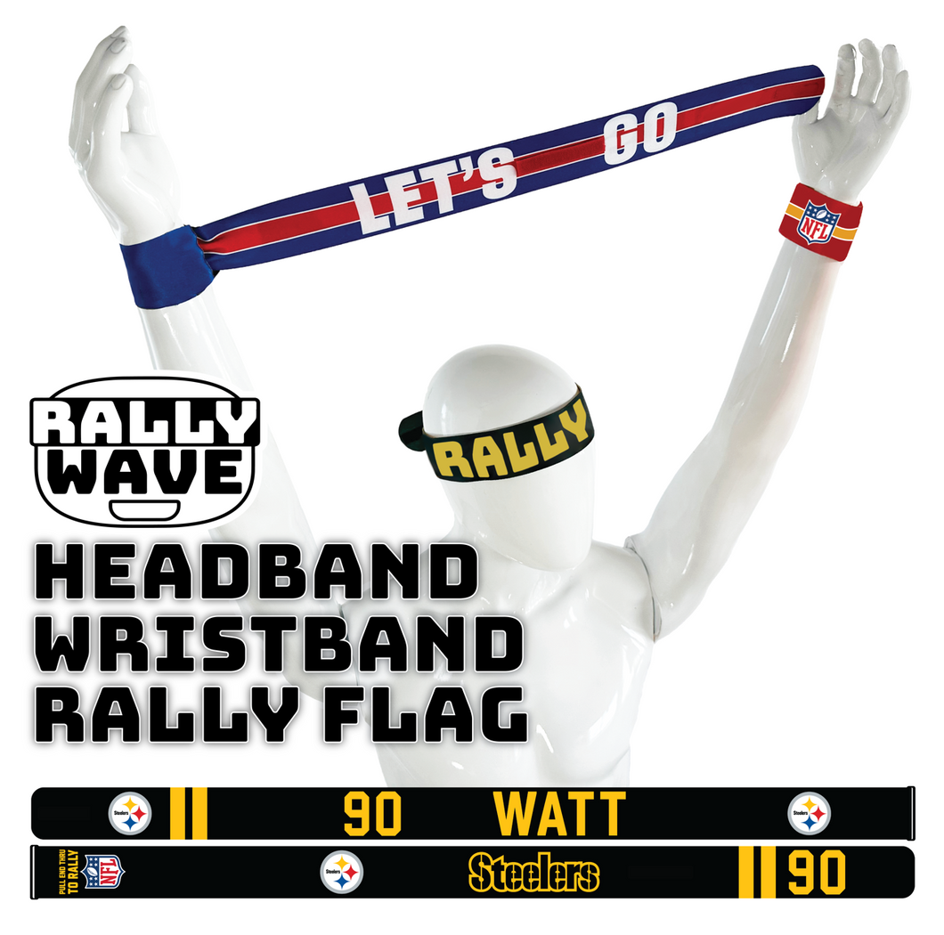 NFL Pittsburgh Steelers TJ Watt Rally Wave