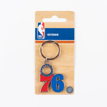 Load image into Gallery viewer, NBA Philadelphia 76ers 3D Metal Keychain