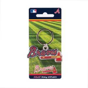 MLB Atlanta Braves 3D Metal Keychain