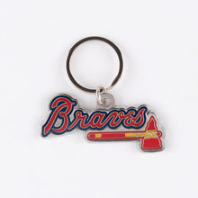 Load image into Gallery viewer, MLB Atlanta Braves 3D Metal Keychain