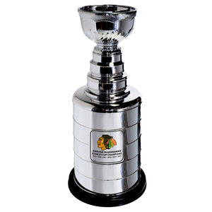 NHL Officially Licensed 25" Replica Stanley Cup Trophy - Chicago Blackhawks 6 Time Champions