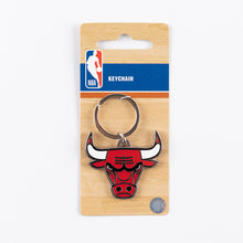 Load image into Gallery viewer, NBA Chicago Bulls 3D Metal Keychain