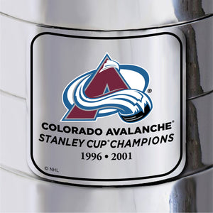 NHL Officially Licensed 25" Replica Stanley Cup Trophy - Colorado Avalanche 2 Time Champions