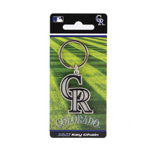 Load image into Gallery viewer, MLB Colorado Rockies 3D Metal Keychain