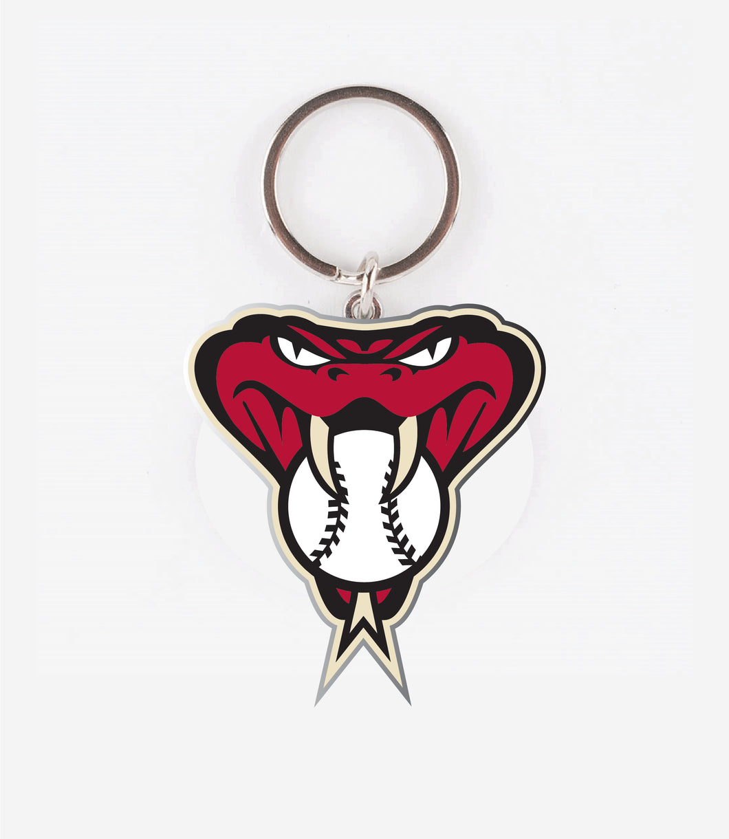 MLB Arizona Diamondbacks 3D Metal Keychain