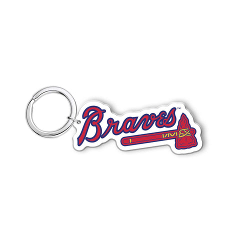 MLB Atlanta Braves Acrylic Logo Keychain