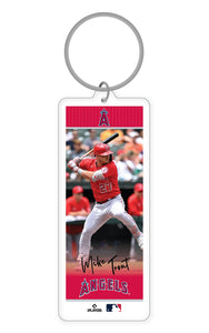 MLB Los Angeles Angels Mike Trout Acrylic Player Keychain
