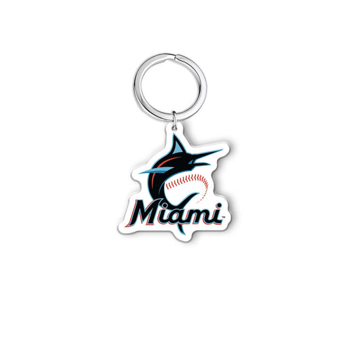 MLB Miami Marlins Acrylic Logo Keychain