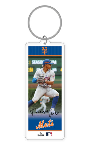 MLB New York Mets Francisco Lindor Acrylic Player Keychain