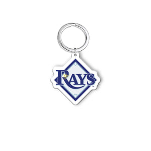 MLB Tampa Bay Rays Acrylic Logo Keychain