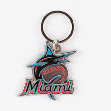 Load image into Gallery viewer, MLB Miami Marlins 3D Metal Keychain