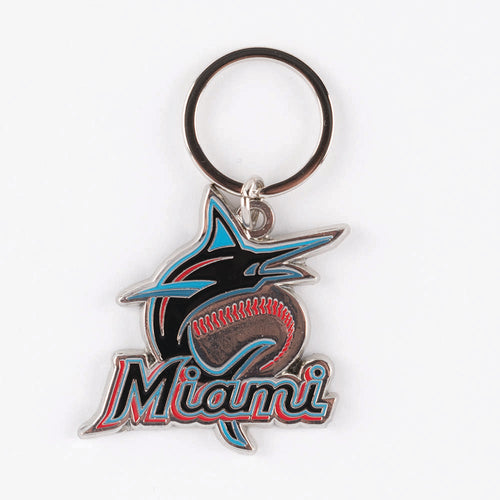 MLB Miami Marlins 3D Metal Keychain