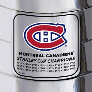 NHL Officially Licensed 25" Replica Stanley Cup Trophy - Montreal Canadiens 24 Time Champions