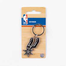 Load image into Gallery viewer, NBA San Antonio Spurs 3D Metal Keychain Packaging