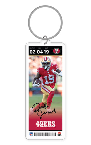 NFL San Francisco 49ers Deebo Samuel Acrylic Keychain