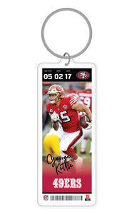NFL San Francisco 49ers George Kittle Acrylic Keychain