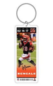 NFL Cincinnati Bengals Joe Mixon Acrylic Keychain